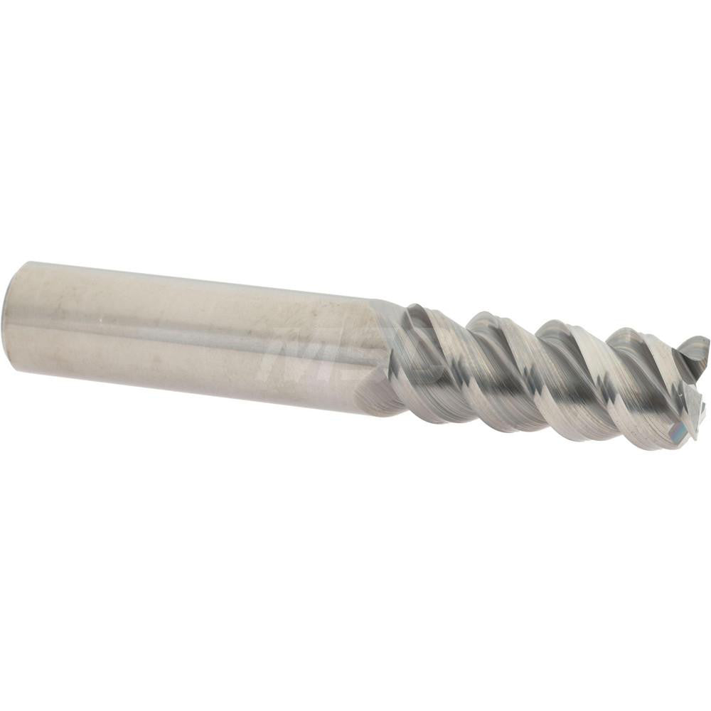 Accupro 95168484 Square End Mill  0.5000" Dia, 1" LOC, 0.5" Shank Dia, 3" OAL, 3 Flutes, Solid Carbide