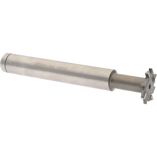 Made in USA Milling Cutters CETS1-18 1" Diam, 1/8" Wide, Cobalt T-Slot Cutter