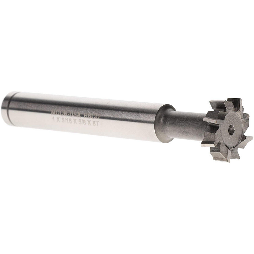 Made in USA Milling Cutters CETS1-516 1" Diam, 5/16" Wide, Cobalt T-Slot Cutter
