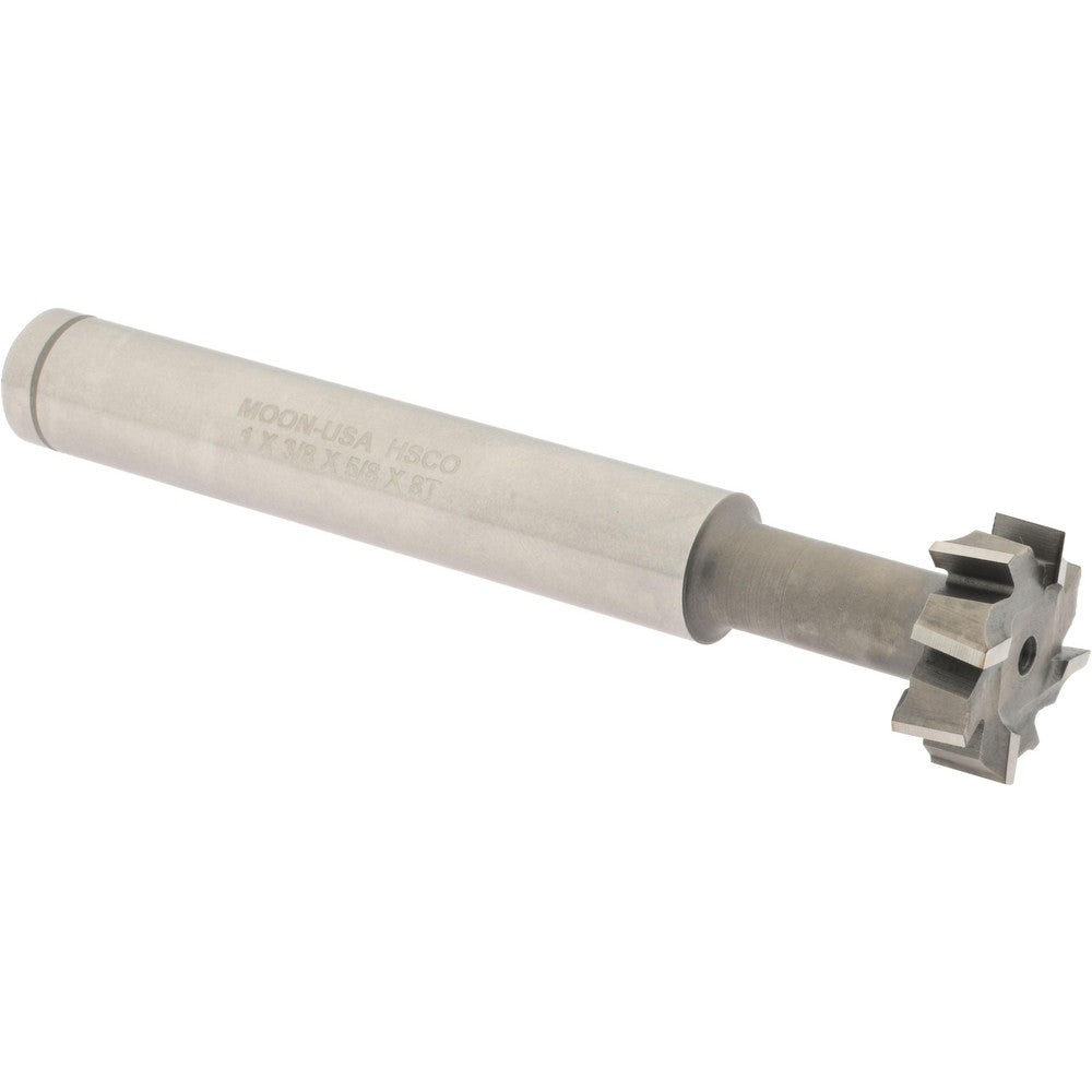 Made in USA Milling Cutters CETS1-38 1" Diam, 3/8" Wide, Cobalt T-Slot Cutter