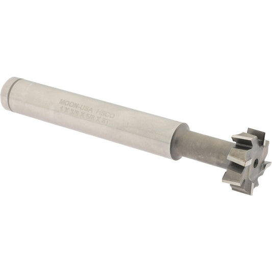 Made in USA Milling Cutters CETS1-38 1" Diam, 3/8" Wide, Cobalt T-Slot Cutter