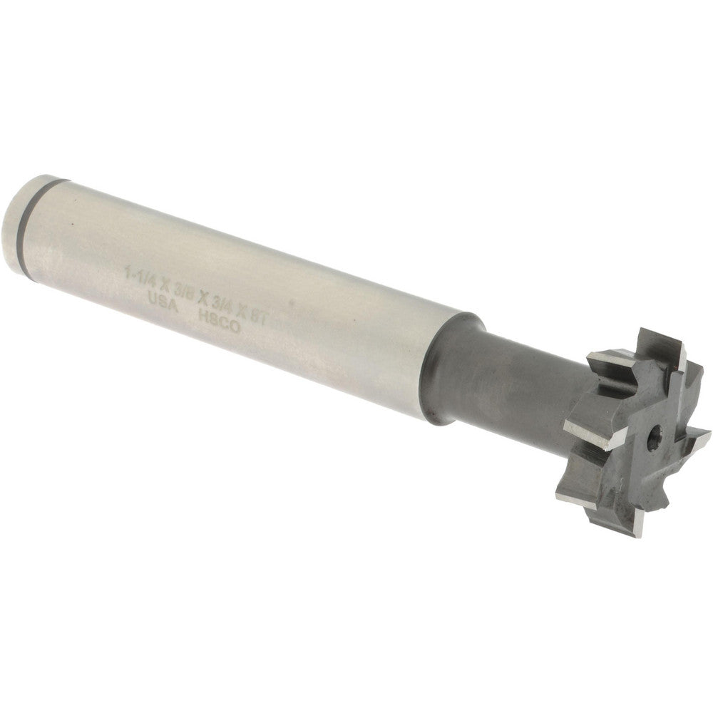 Made in USA Milling Cutters CETS12-38 1-1/4" Diam, 3/8" Wide, Cobalt T-Slot Cutter