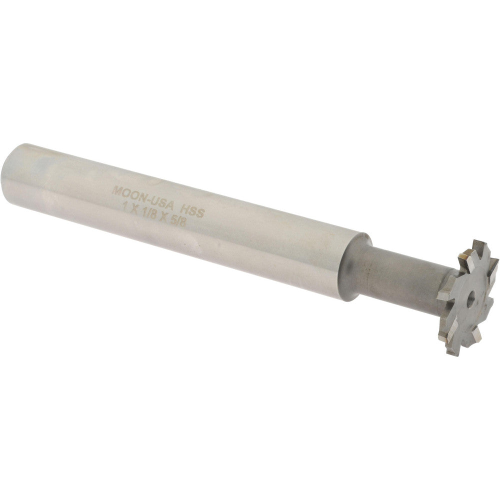 Made in USA Milling Cutters ETS1-18 1" Diam, 1/8" Wide, High Speed Steel T-Slot Cutter
