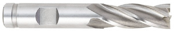 OSG 5741708 Square End Mill  0.5938" Dia, 1.375" LOC, 0.5" Shank Dia, 3.375" OAL, 4 Flutes, Cobalt M-35 (HSS-E)