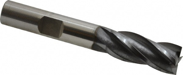 OSG 5741108 Square End Mill 7/16'' Dia, 1'' LOC, 3/8'' Shank Dia, 2-11/16'' OAL, 4 Flutes, Vanadium High Speed Steel