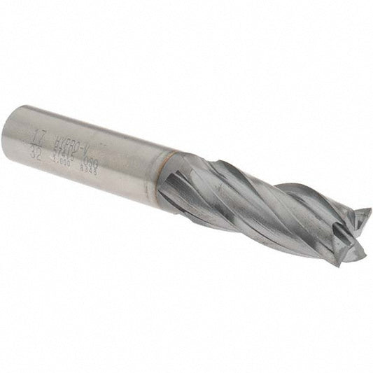 OSG 5741508 Square End Mill 17/32" Dia, 1-3/8" LOC, 4 Flutes, Cobalt M-35 (HSS-E)