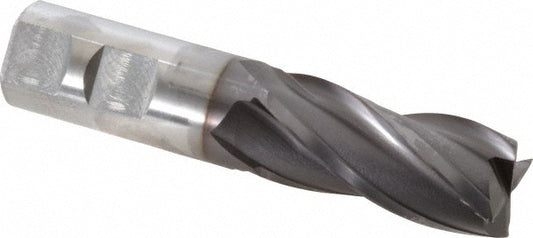 OSG 5743708 Square End Mill 7/8'' Dia, 1-7/8'' LOC, 7/8'' Shank Dia, 4-1/8'' OAL, 4 Flutes, Vanadium High Speed Steel