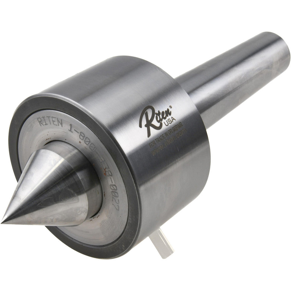 Riten 48604 Live Center Taper Shank, 3" Head Dia