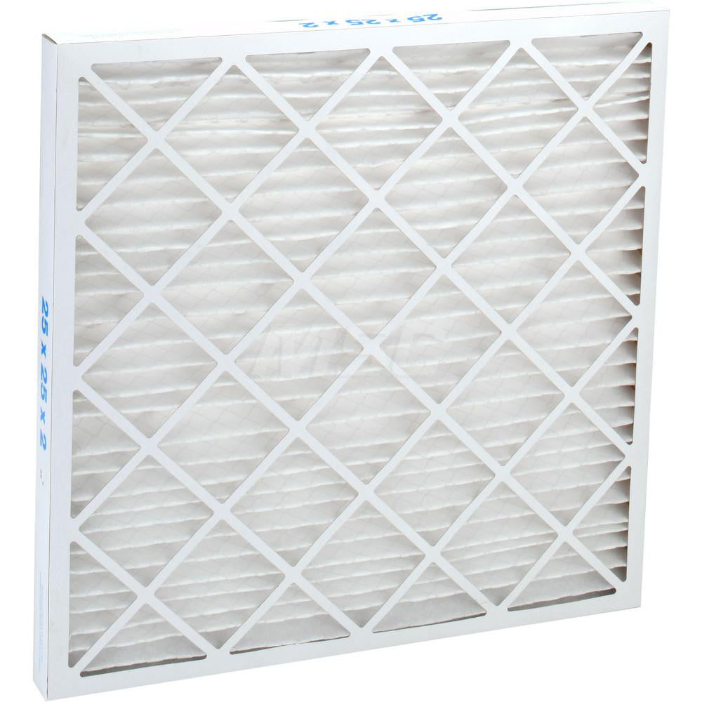 Pro-Source PRO10464 Pleated Air Filter Wire-Backed Pleated, MERV 10, Synthetic, 55% Efficient, 25" High, 25" Wide, 2" Deep