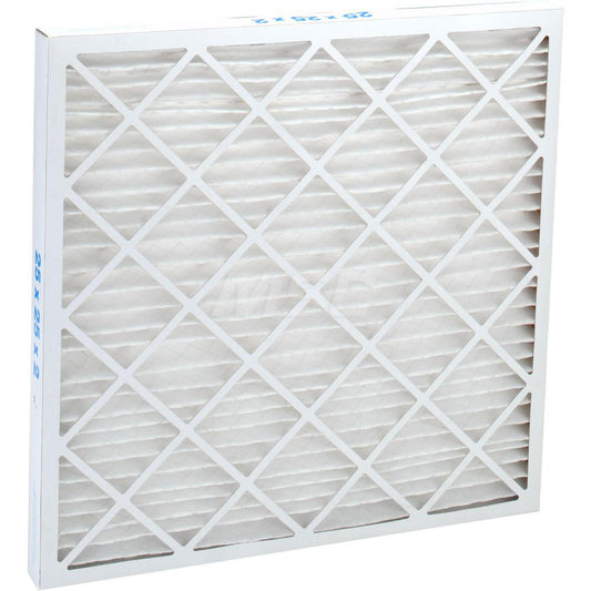 Pro-Source PRO10464 Pleated Air Filter Wire-Backed Pleated, MERV 10, Synthetic, 55% Efficient, 25" High, 25" Wide, 2" Deep