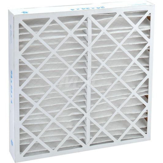 Pro-Source PRO10472 Pleated Air Filter Wire-Backed Pleated, MERV 10, Synthetic, 55% Efficient, 24" High, 24" Wide, 4" Deep