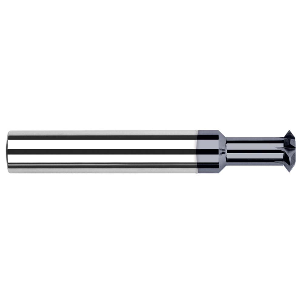Harvey Tool 72656-C3 Double Angle Milling Cutter 90 &deg, 5/32" Cut Dia, 5/64" Cut Width, 3/16" Shank Dia, Solid Carbide
