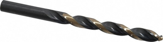 Triumph Twist Drill 012721 Jobber Length Drill Bit 0.368" Dia, 135 &deg, High Speed Steel