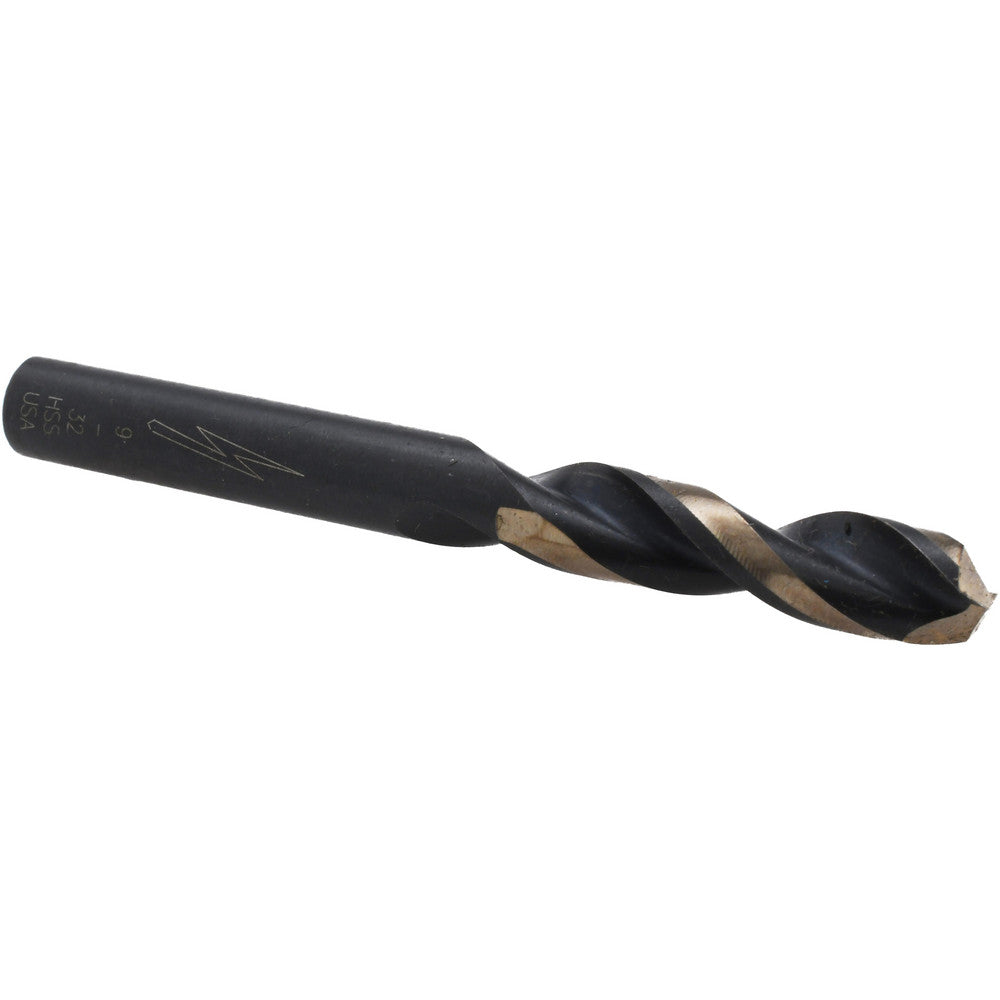 Triumph Twist Drill 060418 Screw Machine Length Drill Bit 9/32" (0.2812) Dia, 135 deg, HSS
