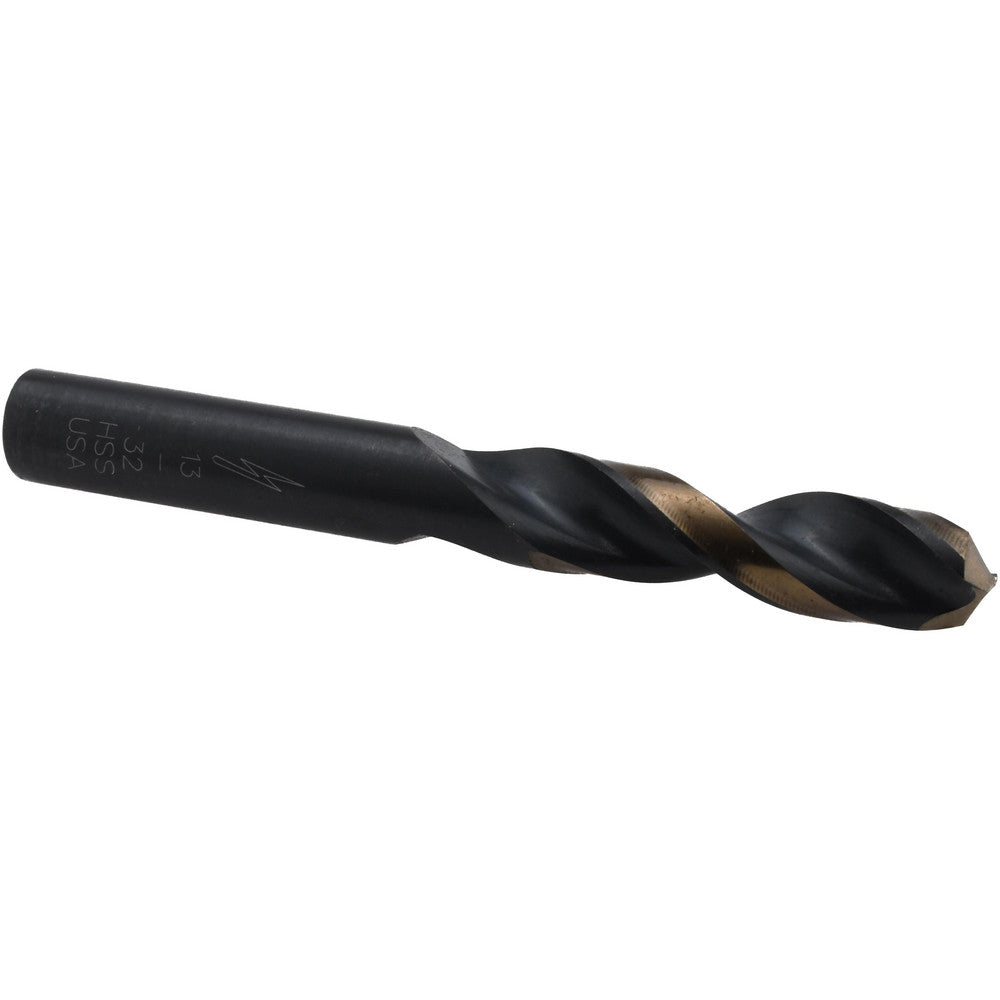 Triumph Twist Drill 060426 Screw Machine Length Drill Bit 13/32" (0.4062) Dia, 135 deg, HSS