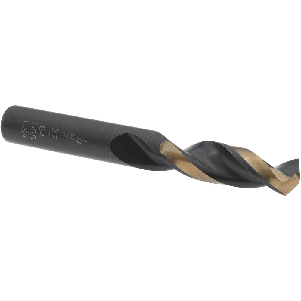 Triumph Twist Drill 060427 Screw Machine Length Drill Bit 27/64" Dia, 135 deg Point, High-Speed Steel