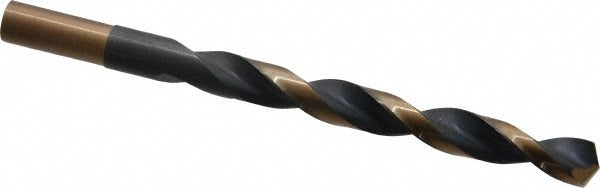Triumph Twist Drill 092125 Reduced Shank Drill Bit 25/64'' Dia, 3/8'' Shank Dia, 135 °, High Speed Steel