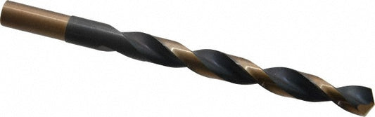 Triumph Twist Drill 092125 Reduced Shank Drill Bit 25/64'' Dia, 3/8'' Shank Dia, 135 °, High Speed Steel