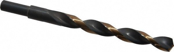 Triumph Twist Drill 092130 Reduced Shank Drill Bit 15/32'' Dia, 3/8'' Shank Dia, 135 °, High Speed Steel