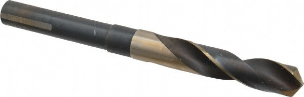 Triumph Twist Drill 094137 Reduced Shank Drill Bit 37/64'' Dia, 1/2'' Shank Dia, 118 °, High Speed Steel