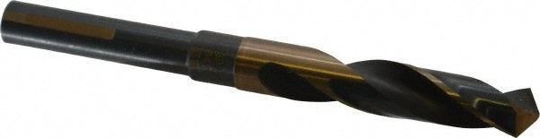 Triumph Twist Drill 094139 Reduced Shank Drill Bit 39/64'' Dia, 1/2'' Shank Dia, 118 °, High Speed Steel