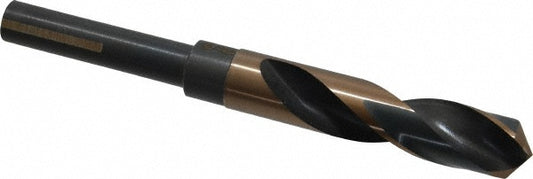Triumph Twist Drill 094145 Reduced Shank Drill Bit 45/64'' Dia, 1/2'' Shank Dia, 118 °, High Speed Steel