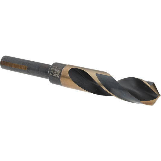 Triumph Twist Drill 094149 Reduced Shank Drill Bit 49/64'' Dia, 1/2'' Shank Dia, 118 °, High Speed Steel