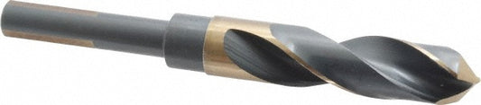 Triumph Twist Drill 094151 Reduced Shank Drill Bit 51/64'' Dia, 1/2'' Shank Dia, 118 °, High Speed Steel
