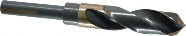 Triumph Twist Drill 094154 Reduced Shank Drill Bit 27/32'' Dia, 1/2'' Shank Dia, 118 °, High Speed Steel