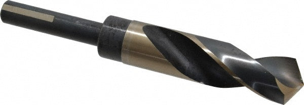 Triumph Twist Drill 094159 Reduced Shank Drill Bit 59/64'' Dia, 1/2'' Shank Dia, 118 °, High Speed Steel