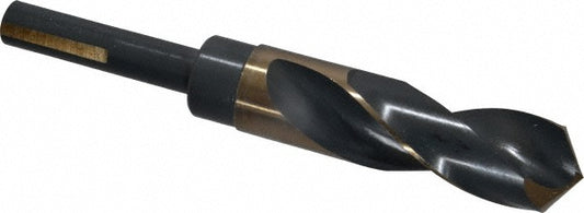 Triumph Twist Drill 094161 Reduced Shank Drill Bit 61/64'' Dia, 1/2'' Shank Dia, 118 °, High Speed Steel
