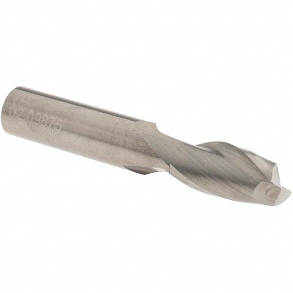 OSG 402-5000 Square End Mill 1/2'' Dia, 1'' LOC, 1/2'' Shank Dia, 3'' OAL, 2 Flutes, Solid Carbide