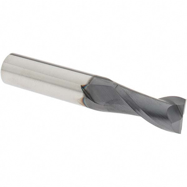 OSG 402-500011 Square End Mill 1/2'' Dia, 1'' LOC, 1/2'' Shank Dia, 3'' OAL, 2 Flutes, Solid Carbide