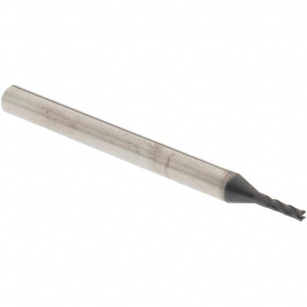OSG 404-046911 Square End Mill 3/64'' Dia, 9/64'' LOC, 1/8'' Shank Dia, 1-1/2'' OAL, 4 Flutes, Solid Carbide