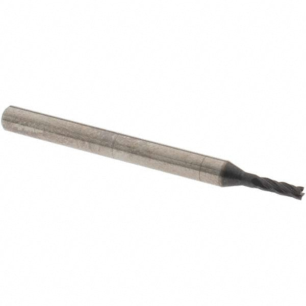 OSG 404-062511 Square End Mill 1/16'' Dia, 3/16'' LOC, 1/8'' Shank Dia, 1-1/2'' OAL, 4 Flutes, Solid Carbide