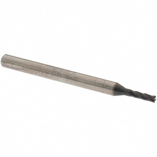 OSG 404-062511 Square End Mill 1/16'' Dia, 3/16'' LOC, 1/8'' Shank Dia, 1-1/2'' OAL, 4 Flutes, Solid Carbide