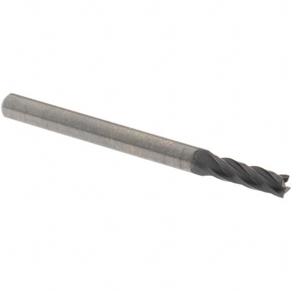 OSG 404-109411 Square End Mill 7/64'' Dia, 3/8'' LOC, 1/8'' Shank Dia, 1-1/2'' OAL, 4 Flutes, Solid Carbide