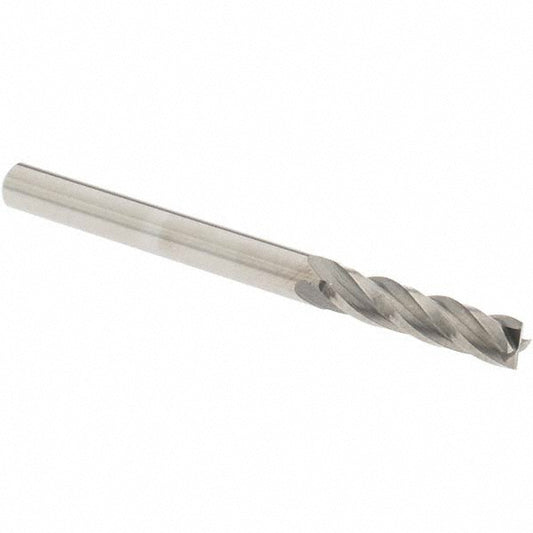 OSG 404-1250 Square End Mill 1/8'' Dia, 1/2'' LOC, 1/8'' Shank Dia, 1-1/2'' OAL, 4 Flutes, Solid Carbide