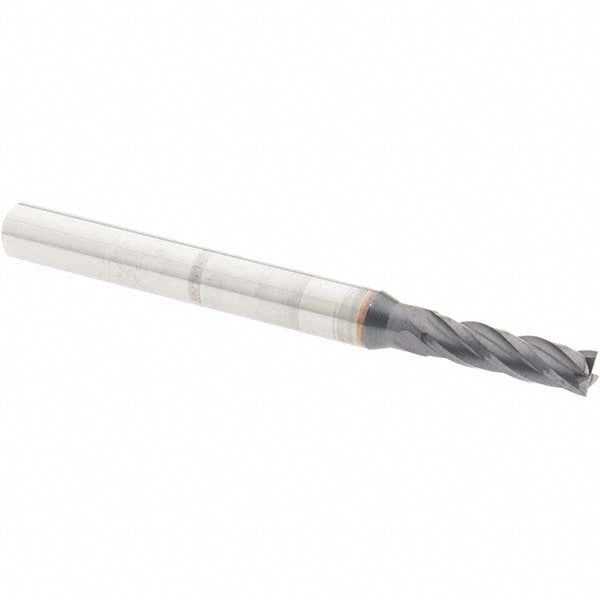 OSG 404-140611 Square End Mill 9/64'' Dia, 1/2'' LOC, 3/16'' Shank Dia, 2'' OAL, 4 Flutes, Solid Carbide