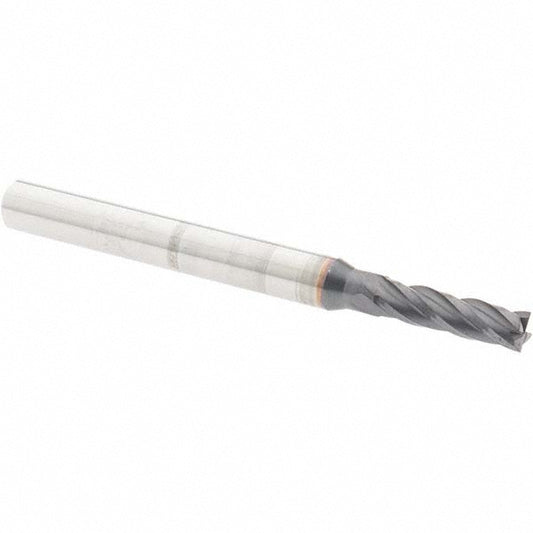 OSG 404-140611 Square End Mill 9/64'' Dia, 1/2'' LOC, 3/16'' Shank Dia, 2'' OAL, 4 Flutes, Solid Carbide