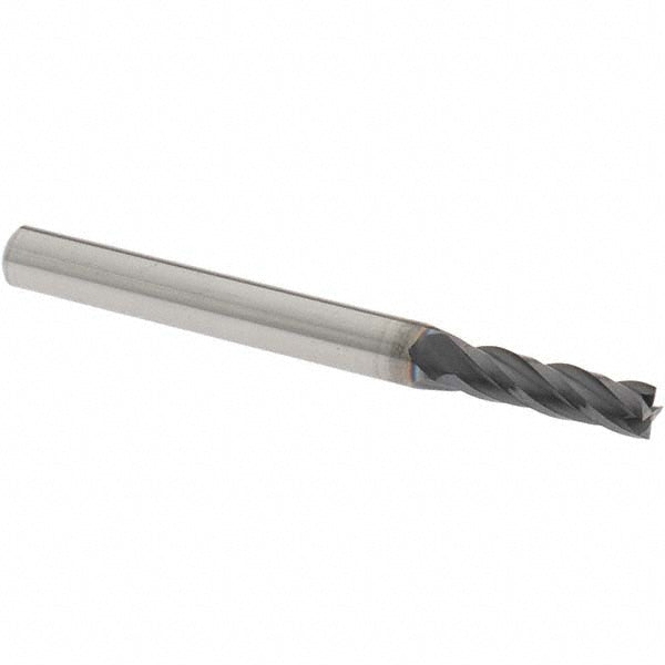 OSG 404-156211 Square End Mill 5/32'' Dia, 9/16'' LOC, 3/16'' Shank Dia, 2'' OAL, 4 Flutes, Solid Carbide