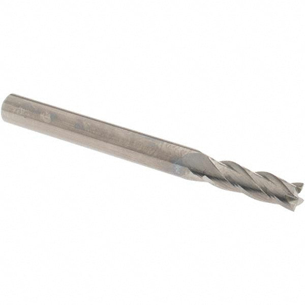 OSG 404-1719 Square End Mill 11/64'' Dia, 9/16'' LOC, 3/16'' Shank Dia, 2'' OAL, 4 Flutes, Solid Carbide