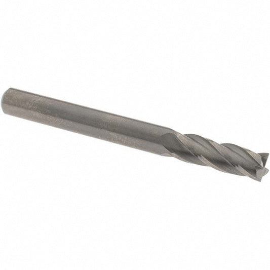 OSG 404-2500 Square End Mill 1/4'' Dia, 3/4'' LOC, 1/4'' Shank Dia, 2-1/2'' OAL, 4 Flutes, Solid Carbide
