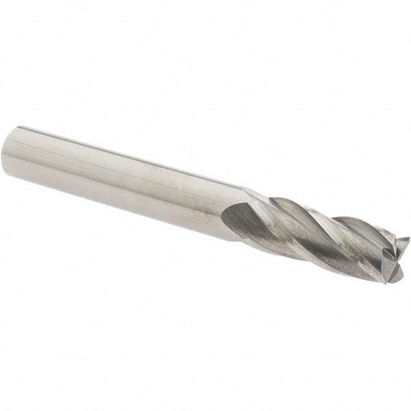 OSG 404-3125 Square End Mill 5/16'' Dia, 13/16'' LOC, 5/16'' Shank Dia, 2-1/2'' OAL, 4 Flutes, Solid Carbide