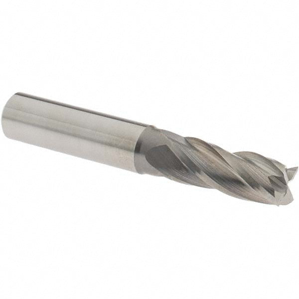 OSG 404-4062 Square End Mill 13/32'' Dia, 1'' LOC, 7/16'' Shank Dia, 2-3/4'' OAL, 4 Flutes, Solid Carbide