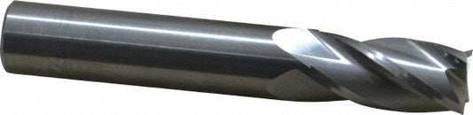 OSG 404-5625 Square End Mill 9/16'' Dia, 1-1/8'' LOC, 9/16'' Shank Dia, 3-1/2'' OAL, 4 Flutes, Solid Carbide