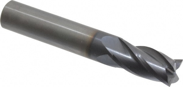 OSG 404-562511 Square End Mill 9/16'' Dia, 1-1/8'' LOC, 9/16'' Shank Dia, 3-1/2'' OAL, 4 Flutes, Solid Carbide