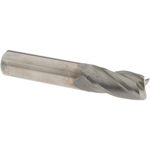 OSG 404-6250 Square End Mill 5/8'' Dia, 1-1/4'' LOC, 5/8'' Shank Dia, 3-1/2'' OAL, 4 Flutes, Solid Carbide