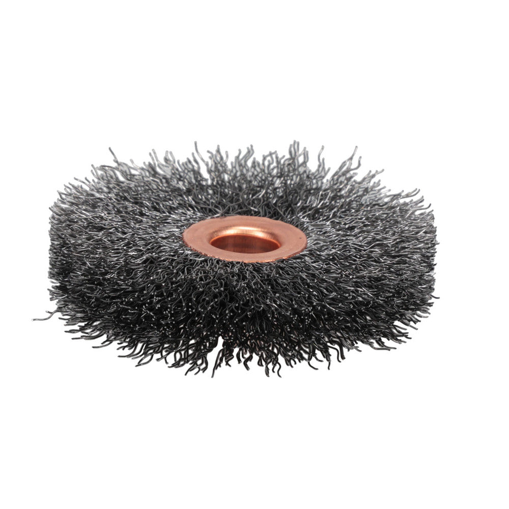 Value Collection S00651778 Wheel Brush 3" Wheel Dia, 3/8" Face Width, 0.0120" Wire Dia, Crimped