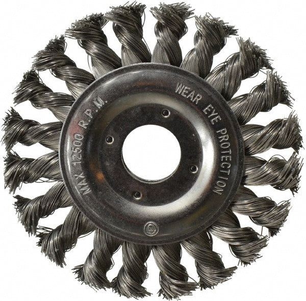 Value Collection S00651950 Wheel Brush 4-1/2" Wheel Dia, Knotted